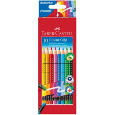 Faber-Castell Színes ceruza 10 db-os szett radírvéggel – Faber-Castell színes ceruza