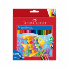 Faber-Castell Színes ceruza Faber-Castell Aquarell 24 db-os + 1 ecset színes ceruza
