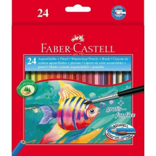 Faber-Castell Színes ceruza FABER-CASTELL Aquarell hatszögletű 24 db/készlet+ecset színes ceruza