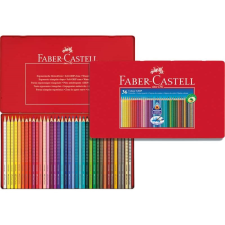 Faber-Castell Színes ceruza faber-castell grip háromszögletű fémdobozos 36 db/készlet 112435 színes ceruza