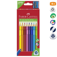 Faber-Castell Színes ceruza FABER-CASTELL Junior háromszögletű 10 db/készlet színes ceruza