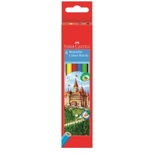 Faber-Castell Színes ceruza készlet, hatszögletű, FABER-CASTELL "Classic", 6 különböző szín színes ceruza