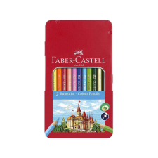 Faber-Castell : Színes ceruza szett 12db-os készlet fémdobozban színes ceruza