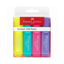 Faber-Castell Szövegkiemelő FABER-CASTELL 1546 Pastel 1-5mm 4db-os készlet filctoll, marker