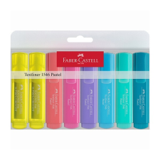 Faber-Castell Szövegkiemelő FABER-CASTELL 1546 Pastel 1-5mm 8db-os készlet filctoll, marker
