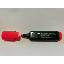 Faber castell Szövegkiemelő FABER-CASTELL  Superfluorescent Textliner 48 piros filctoll, marker
