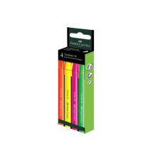 Faber-Castell : Textliner 38 Szövegkiemelő szett fluoreszkáló színekkel 4db-os csomag filctoll, marker
