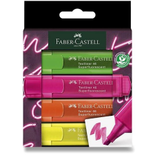 Faber-Castell Textliner 46 Neon, 4 színű filctoll, marker
