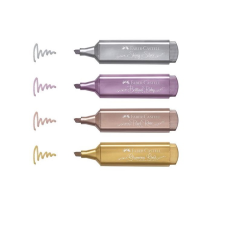 Faber-Castell TL 46 1-5mm Szövegkiemelő - 4 különböző metál szín (154640) filctoll, marker