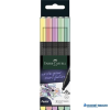 Faber-Castell Tűfilc készlet, 0,4 mm, FABER-CASTELL "Grip", 5 különböző pasztell szín