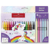 Faber-Castell Unicorn, kerek, 24 szín, csillámpasztell színek is