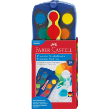 Faber-Castell : Vízfesték 24 színű kék szett (125020 FC) kréta, festék és papír