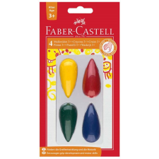 Faber-Castell Zsírkréta faber-castell 4 szín&#369; bliszteres 120405 kréta