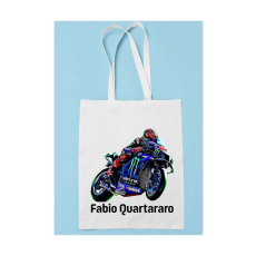  Fabio Quartararo motorversenyző vászontáska egyedi mintával