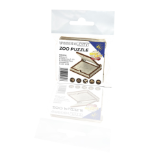  Fából készült 3D-s puzzle - Állatkert puzzle, kirakós