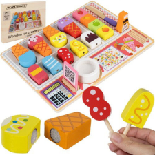  Fából készült fagylaltozó játék Kruzzel 22494 kreatív és készségfejlesztő