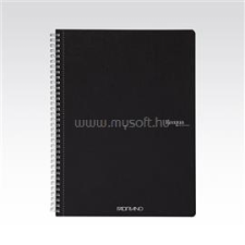 FABRIANO Ecoqua A4 70lapos fekete kockás spirálfüzet (FABRIANO_19290109) füzet