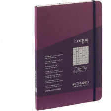 FABRIANO Ecoqua Plus 80 lapos A5 négyzetrácsos notesz - Lila füzet