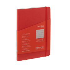 FABRIANO Ecoqua Plus 80 lapos A5 vonalas notesz - Piros (19621009) füzet