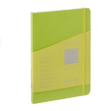 FABRIANO Ecoqua Plus 80 lapos A5 vonalas notesz - Világoszöld (19621006) füzet