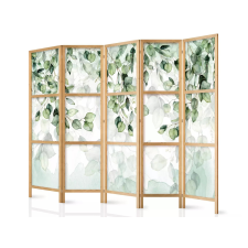  Fabulo 5 részes fa paraván - Zöld levelek bútor
