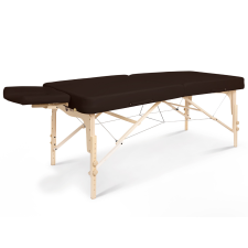  Fabulo Ayurveda összecsukható és hordozható favázas masszázságy Szín: csoki szépségápolási bútor