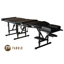 FABULO Chiro-180 hordozható manuálterápiás kezelőágy Szín: fekete szépségápolási bútor