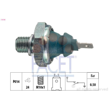 FACET Olajnyomás-kapcsoló Facet 7.0138 autóalkatrész