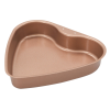 Fackelmann Zenker Szív sütőforma 22x22x3 cm rose gold