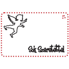  Fafigura, 5 db/csomag - ajándékkísérő 204 dekorálható tárgy