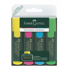 Fagor Faber-Castell Textliner 48 1-5mm Szövegkiemelő - Vegyes 4 db (154804) filctoll, marker