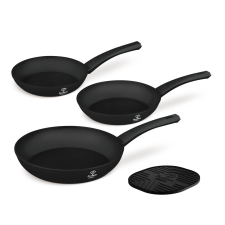  Fahion by Berlinger Haus 4 részes serpenyő készlet, matt fekete–rózsaarany kollekció edény