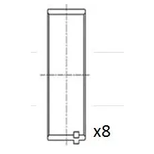 FAI AutoParts hajtókar csapágy BB2029-STD autóalkatrész