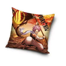  Fairy Tail Dragonfire párnahuzat 40x40 cm Velúr lakástextília
