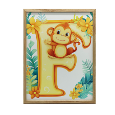 FAKERETES FALI PLAKÁT MERRY F MAJOMAL 70x100 CM grafika, keretezett kép