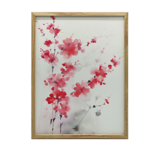 FAKERETES PLAKÁT FALRA A TAVASZ VARÁJA BOHO 50x70 CM grafika, keretezett kép