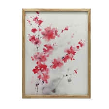 FAKERETES PLAKÁT FALRA A TAVASZ VARÁJA BOHO 50x70 CM grafika, keretezett kép