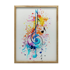 FAKERETES PLAKÁT FALRA HÁROM KULCS 70x100 CM grafika, keretezett kép
