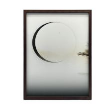  FAKERETES PLAKÁT FALRA SÖTÉTBARNA A BALANCE ESSENCE ZEN 50x70 CM grafika, keretezett kép
