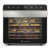 FAKIR Espressions Smart Food élelmiszer-dehidratáló, 8 tálcával, 700 W, rozsdamentes acél ház és tálcák, termosztát 35-85°C, 48 órás időzítő, rozsdamentes acél
