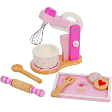 Fakopáncs Fa játék mixer tartozékokkal (rózsaszín) konyhakészlet