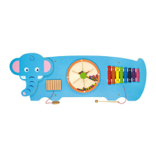 Fakopáncs Falra szerelhető logikai játék, matatófal (elefánt) fajáték