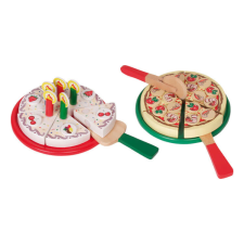 Fakopáncs Pizza és torta papír dobozban konyhakészlet