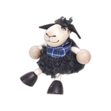 Fakopáncs Rugós figura (fekete bárány-fiú) játékfigura