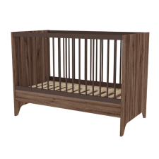 FAKTUM kiságy Nest Walnut átalakítható 60x120cm kiságy, babaágy