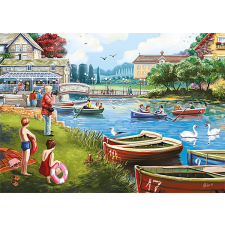 Falcon puzzle hajók a tavon 1000 darabos puzzle, kirakós