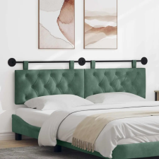 Fali Fejtámla Tengeri Zöld 170 x 55 x 7 cm Bársony ágy és ágykellék