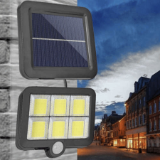 Fali napelemes lámpa, 120 LED COB (Izoxis) kültéri világítás