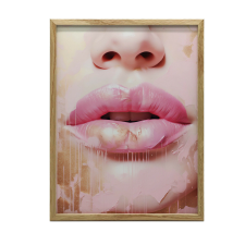  FALI PLAKÁT A SZÉPSÉG KIFEJEZÉSE ROMANTIKUS KERET NÉLKÜL 70x100 CM grafika, keretezett kép