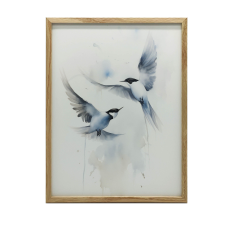 FALI PLAKÁT A TERMÉSZET CSENDÉ ALUMÍNIUM KERETBEN 30x40 CM grafika, keretezett kép